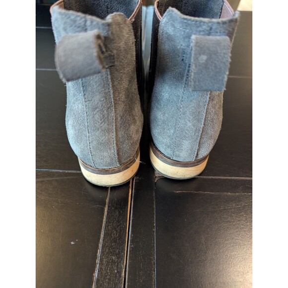 TOMS Ella Chelsea Suede Bootie Gray Metallic Women's 9/EU40 - Picture 4 of 10